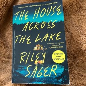 's 'The House Across the Lake' - Blue and Black Cover